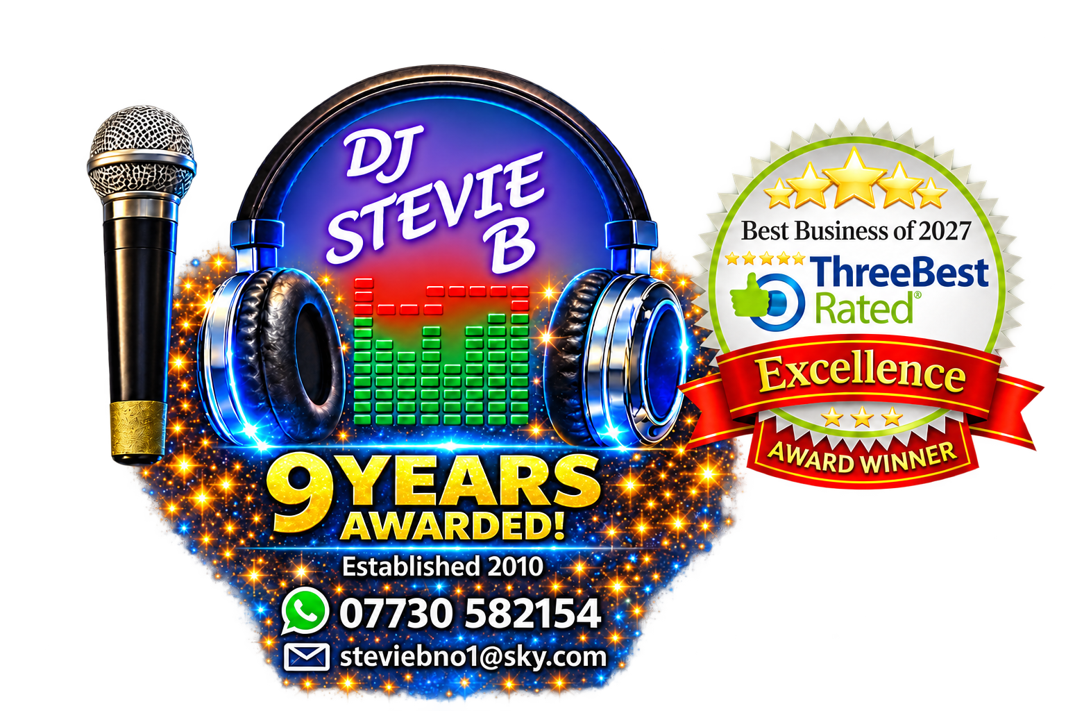 DJ Stevie B Mobile Disco logo